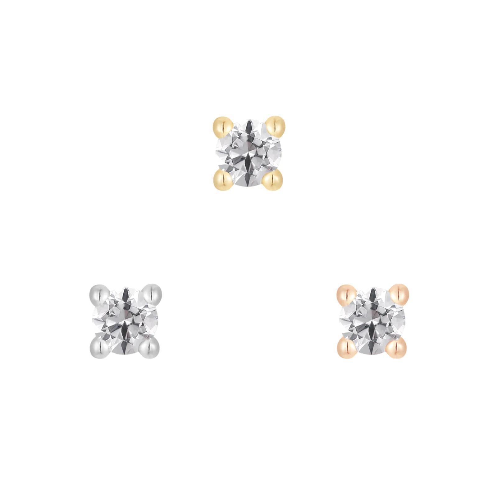 Buddha | 14k gold | Prong | Swarovski Crystal CZ