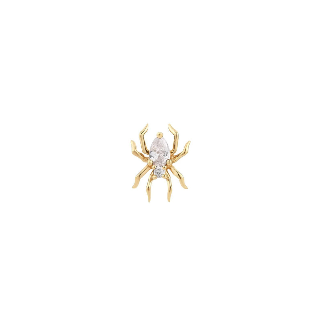 Buddha | 14k gold | Arachne | Clear CZ