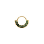Buddha | 14k gold | Harmonic | Moss Agate