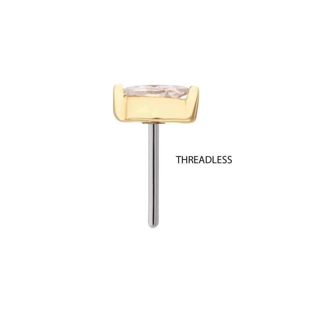 Invictus | 14k gold | 2-Prong Marquise Lab-Grown Diamond | Lab-Grown Diamond