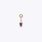 Tether | 14k gold | Linda Chain Charm | Amethyst