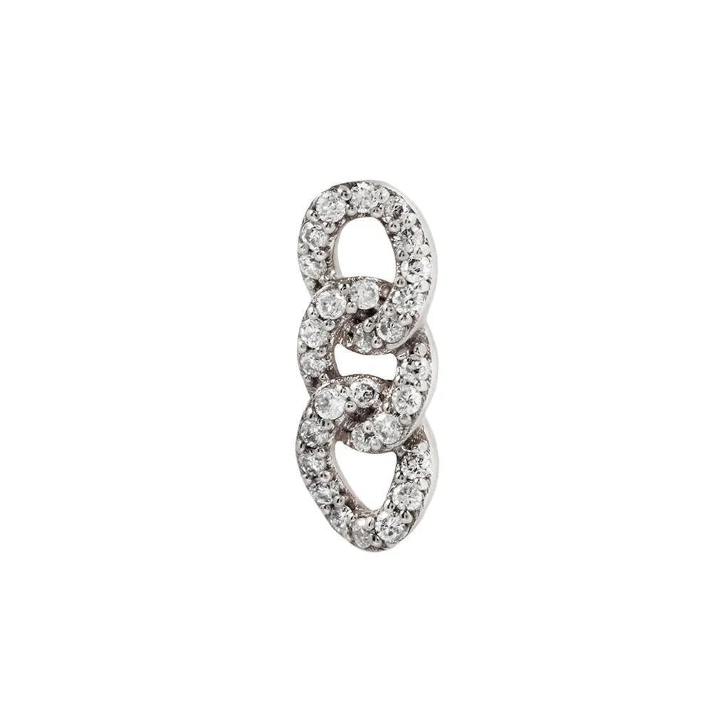 Buddha | 14k gold | Chainlink | White Diamond