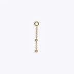Tether | 14k gold | Gemmed Orbit Charm | Diamond