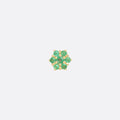 Tether | 14k gold | Peony | Emerald