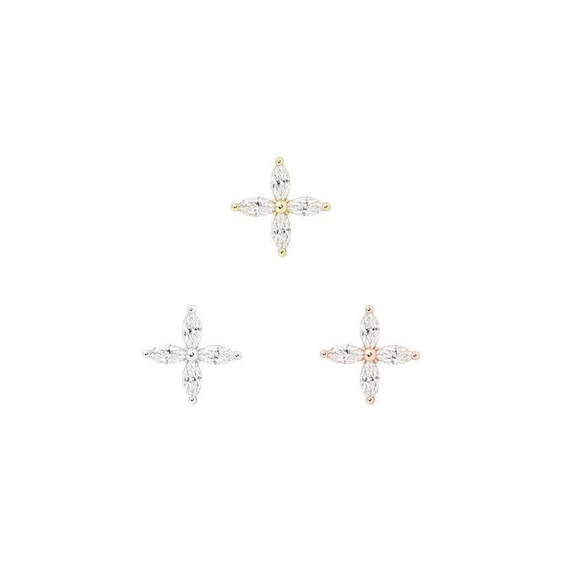 Buddha | 14k Gold | Atmosphere Threadless End | Cubic Zirconia
