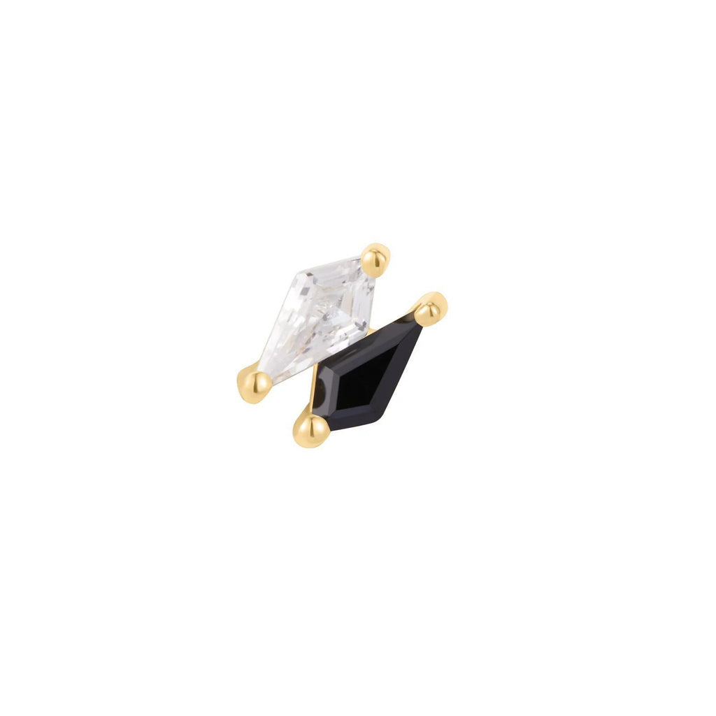 Buddha | 14k gold | Align | Black Spinel + CZ