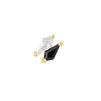 Buddha | 14k gold | Align | Black Spinel + CZ