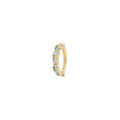 Buddha | 14k gold | Laguna | London Blue Topaz + White Topaz