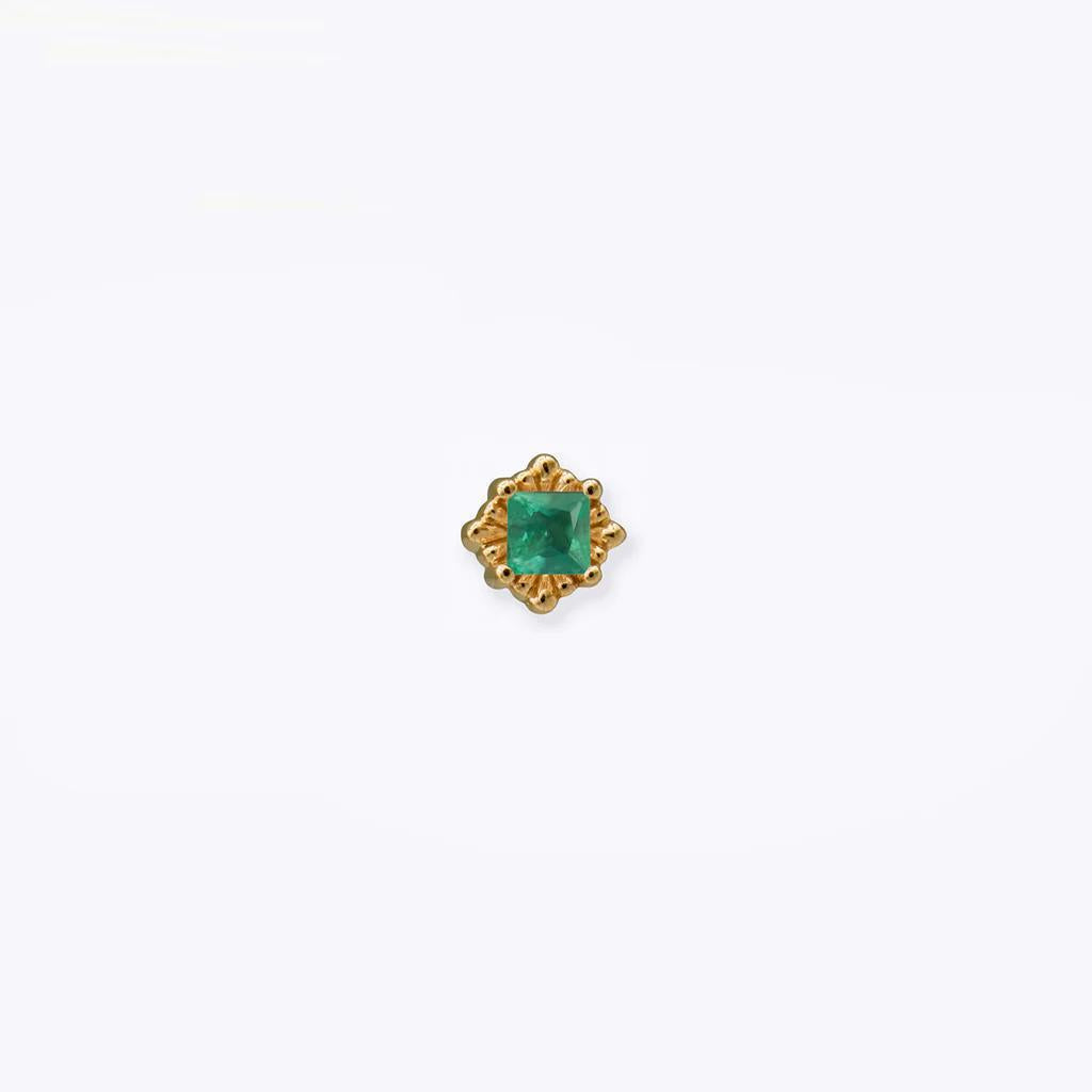 Tether | 14k gold | Melange Princess | Emerald