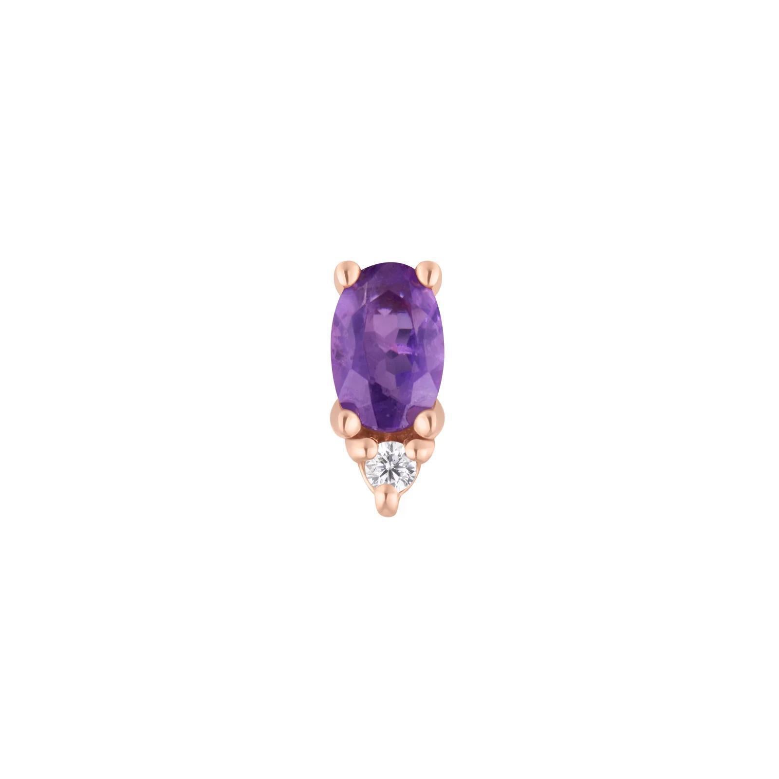 Buddha | 14k gold | Desden | Amethyst + CZ