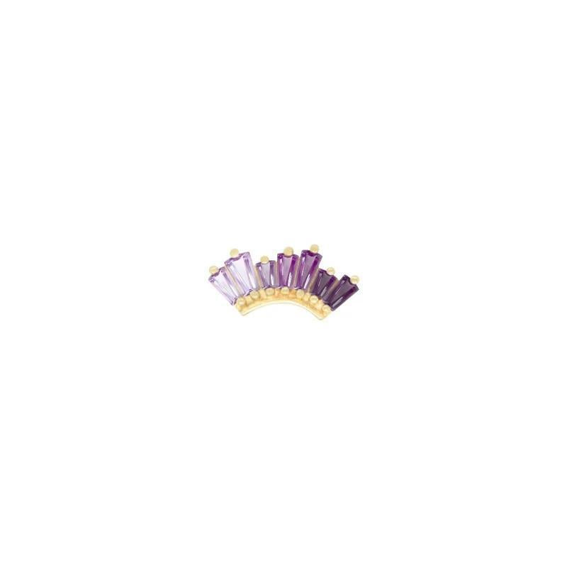 Buddha | 14k gold | Enlighten | Amethyst Ombre