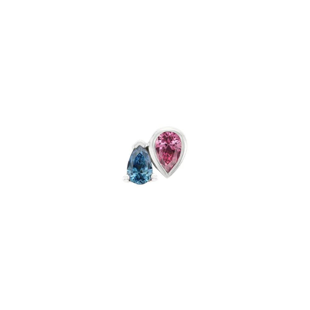 Buddha | 14k gold | Era | Pink Tourmaline + London Blue Topaz