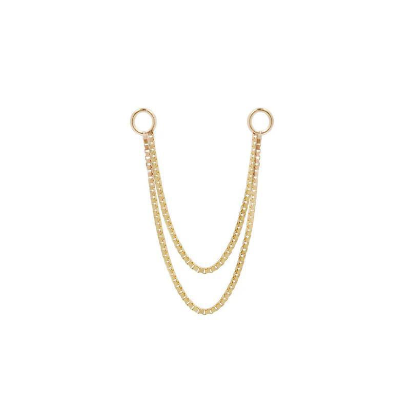 Buddha | 14k gold | Double Box Chain