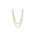 Buddha | 14k gold | Double Box Chain
