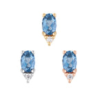 Buddha | 14k gold | Desden | London Blue Topaz + CZ
