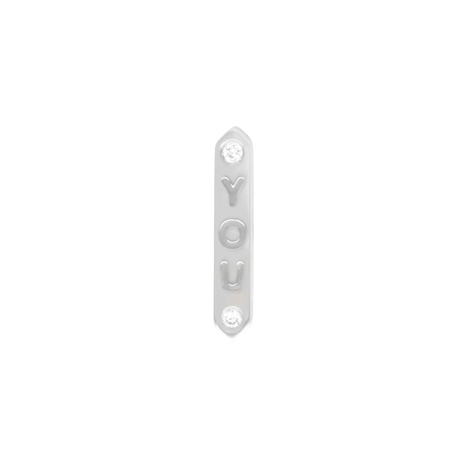 Buddha | 14k gold | "YOU" | White Diamond