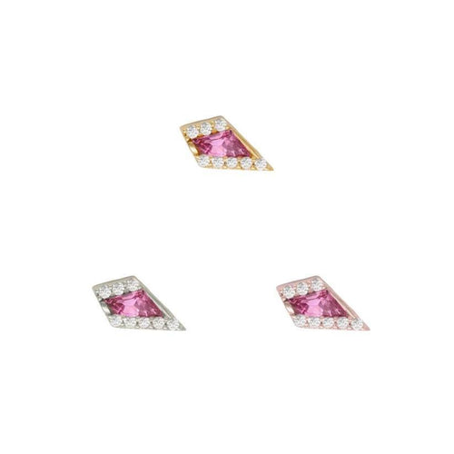 Buddha | 14k Gold | Eminence Threadless End | Pink Tourmaline