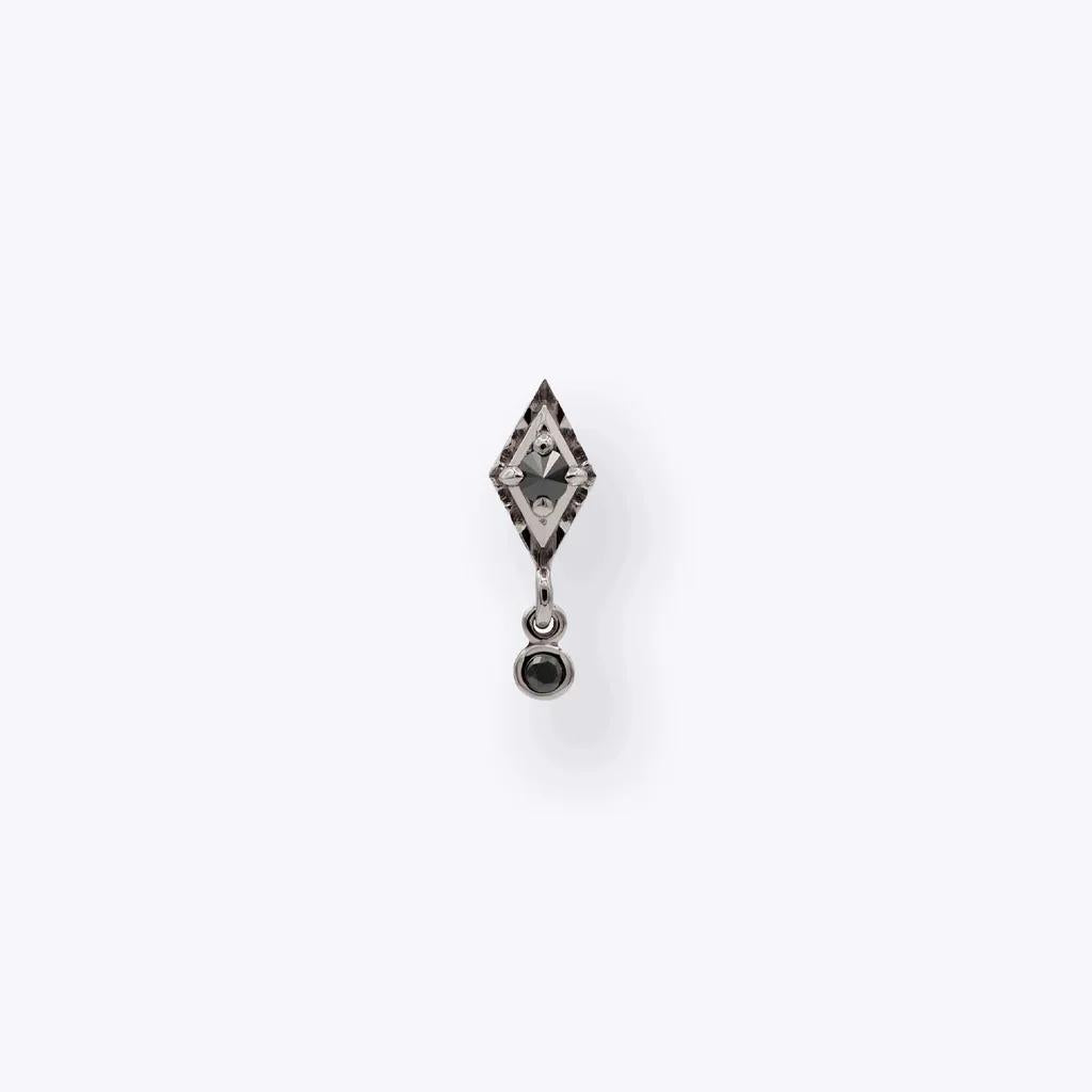 Tether | 14k gold | Dyna Drop | Black Diamond