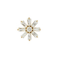 Buddha | 14k gold | Deliah Baguette Flower | Swarovski Crystal CZ