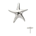 Invictus | Titanium | Threadless Low Profile 3D Starfish Top