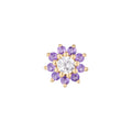 Buddha | 14k gold | Eloise | Amethyst + CZ