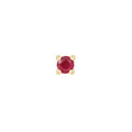 Buddha | 14k gold | Prong | Ruby