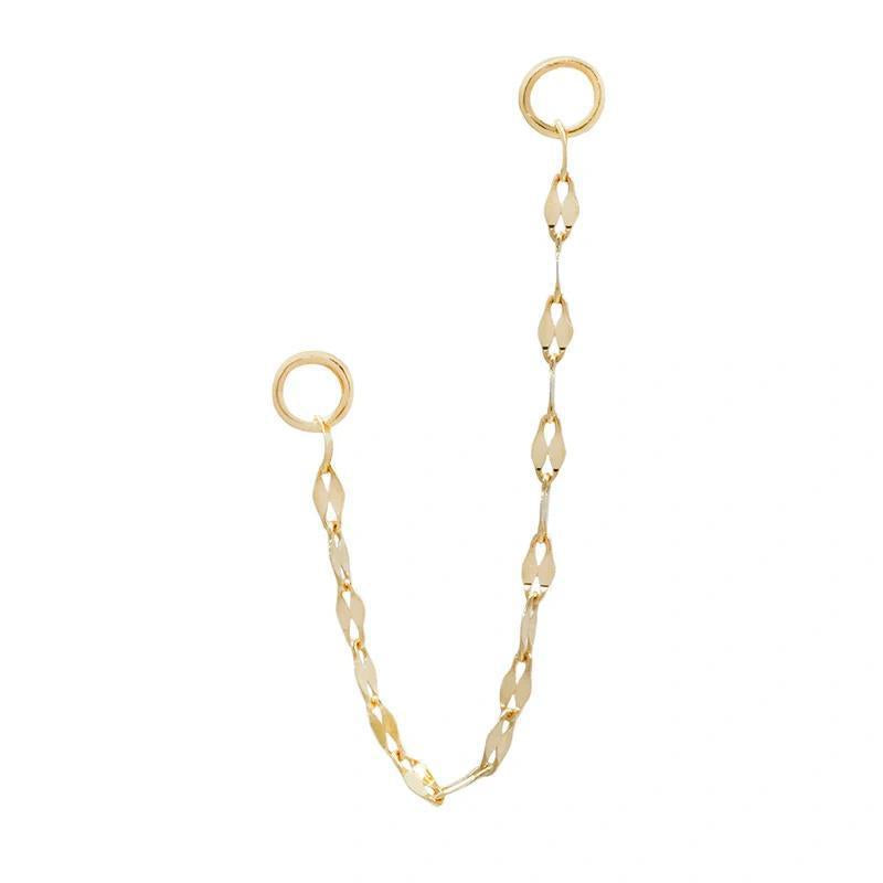 Buddha | 14k gold | Tile Chain