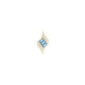 Buddha | 14k gold | Intrigue | London Blue Topaz