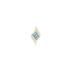Buddha | 14k gold | Intrigue | London Blue Topaz
