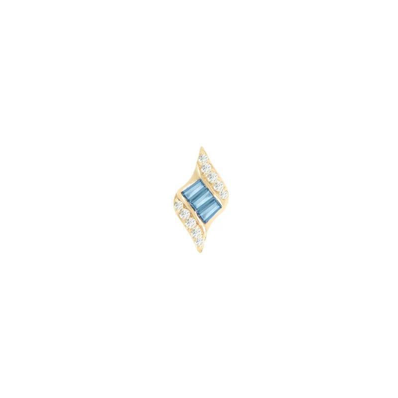 Buddha | 14k gold | Intrigue | London Blue Topaz