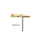 Invictus | 14k gold | Prong Set Double Celestial Star | CZ