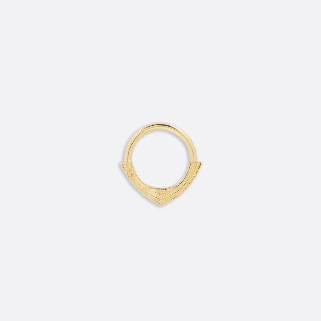 Tether | 14k gold | Petite Quin Seam Ring