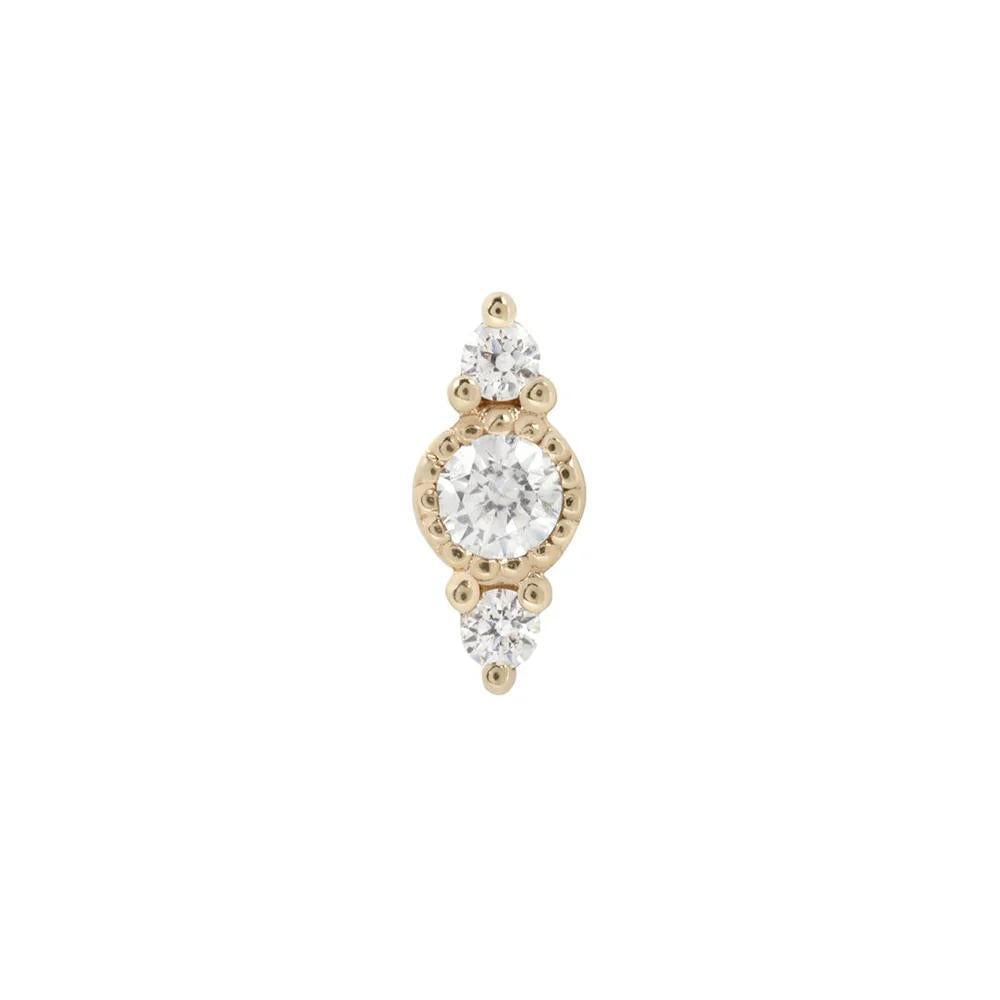 Buddha | 14k gold | Lucien | Swarovski Crystal CZ