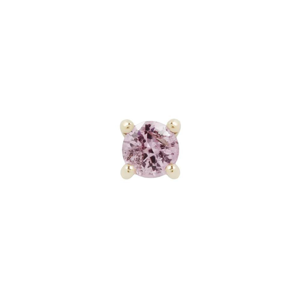 Buddha | 14k gold | Prong | Pink Sapphire