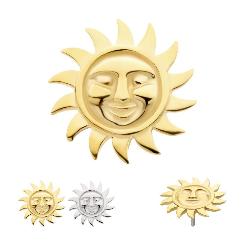 Invictus | 14k gold | Sun Face