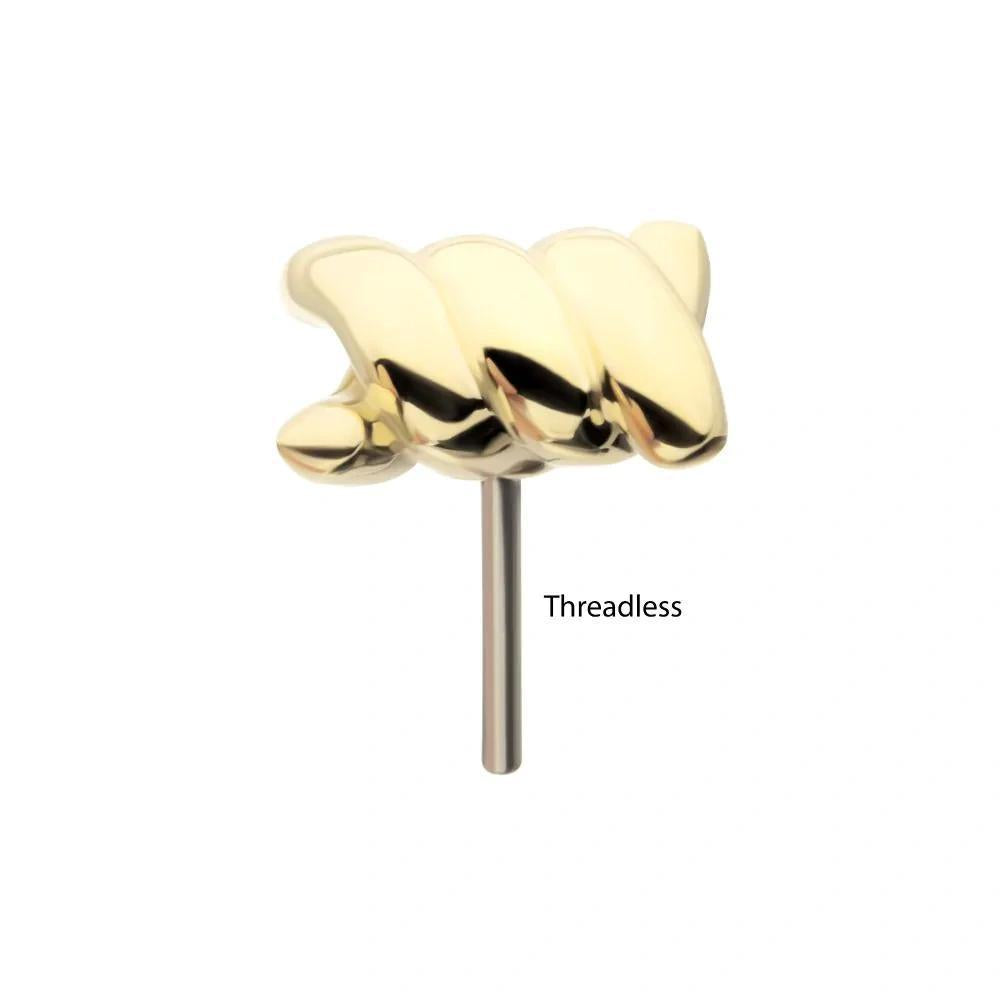 Invictus | 14k gold | Barbed Wire Knot