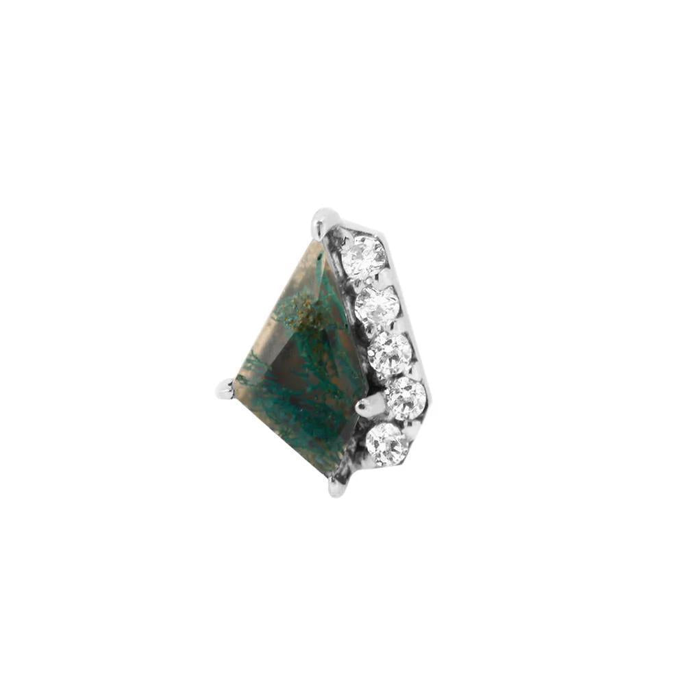 Buddha | 14k gold | Elevate | Moss Agate