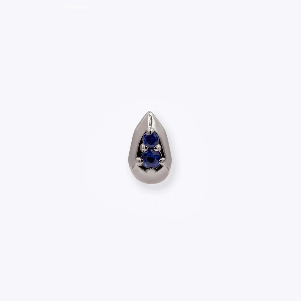 Tether | 14k gold | Hydro Gem | Blue Sapphire