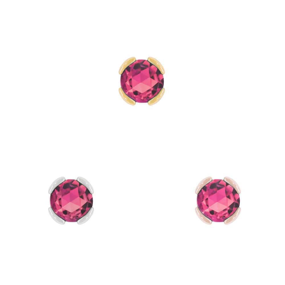 Buddha | 14k gold | Peekaboo | Pink Tourmaline