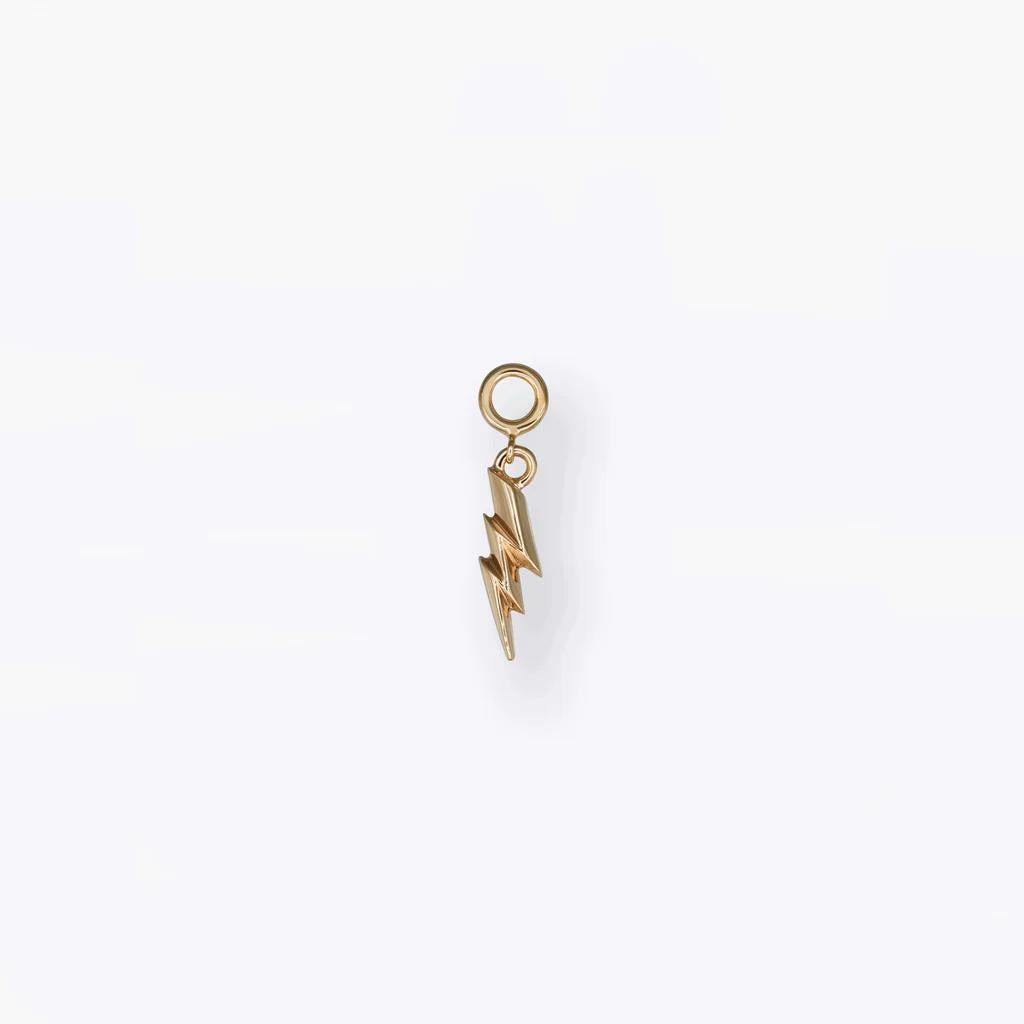 Tether | 14k gold | Bolt Pendant