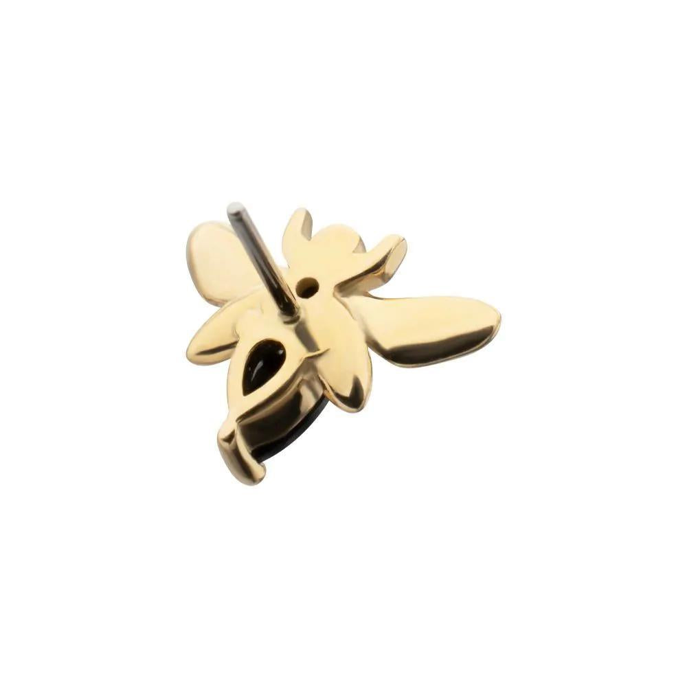Invictus | 14k gold | Golden Bee | CZ