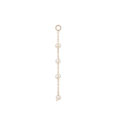 Buddha | 14k gold | 4 Bead Pearl Charm | Freshwater Pearl