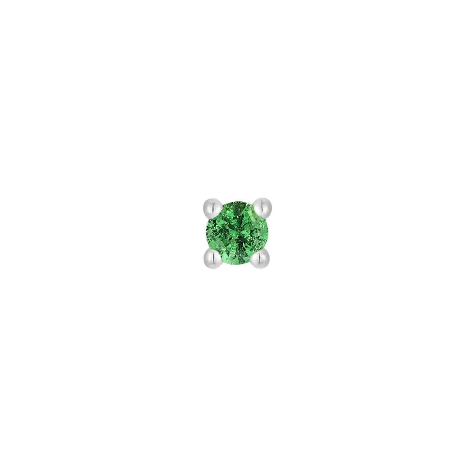 Buddha | 14k gold | Prong | Tsavorite
