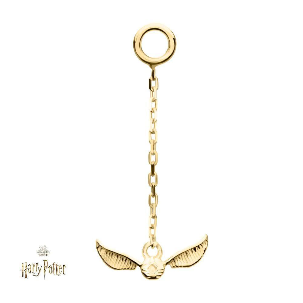 Invictus | 14k gold | Harry Potter | Golden Snitch Dangle Charm