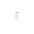 Buddha | 14k Gold | Double Vision Threadless End | Cubic Zirconia