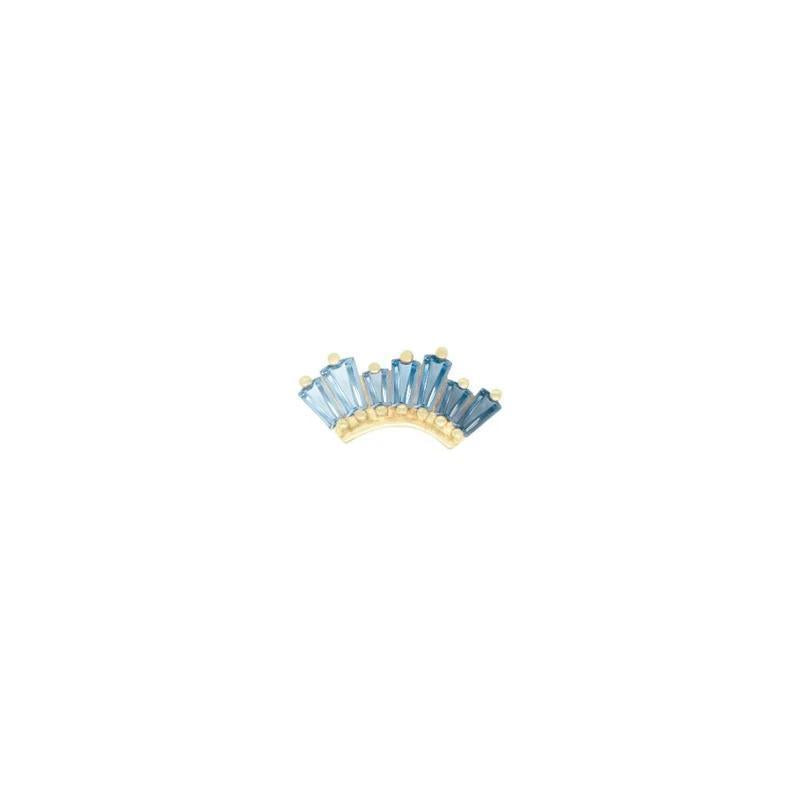 Buddha | 14k gold | Enlighten | Blue Topaz Ombre