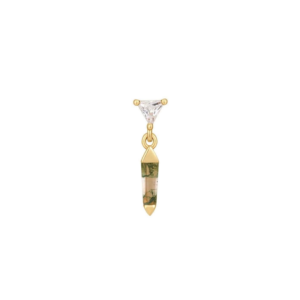 Buddha | 14k gold | Savvy | Moss Agate