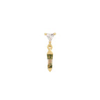 Buddha | 14k gold | Savvy | Moss Agate
