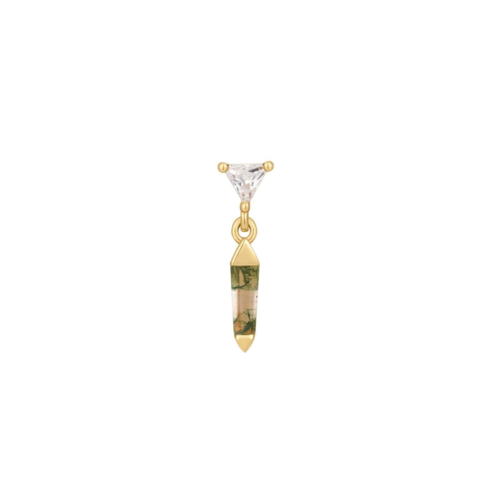 Buddha | 14k gold | Savvy | Moss Agate