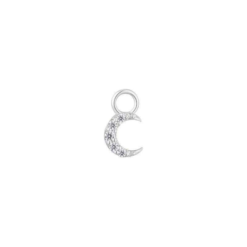 Buddha | 14k gold | Lunette Charm | CZ